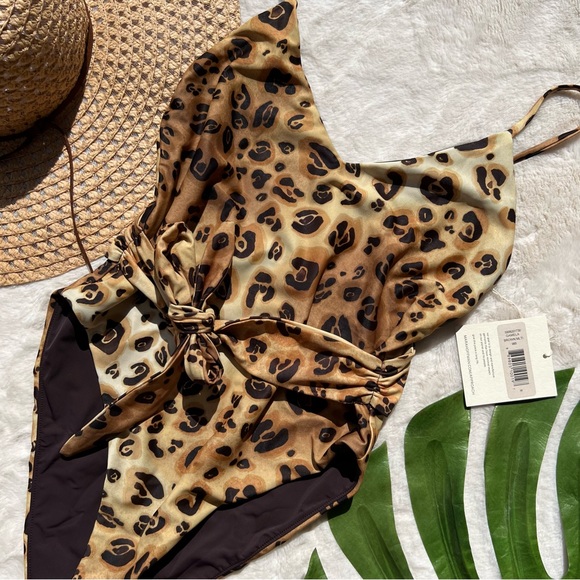 Mara Hoffman Gamela Belted One Piece Swimsuit - Picture 1 of 10